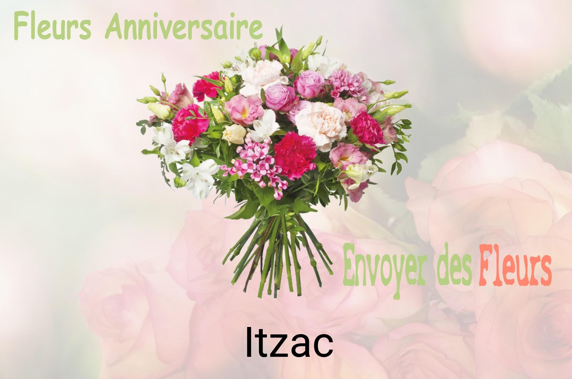 Bouquet de fleurs d’anniversaire livré à Itzac